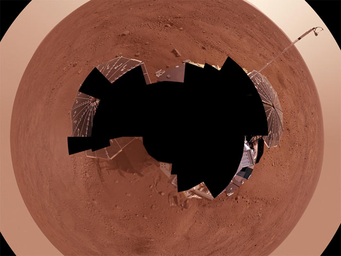Панорама Марса с Феникса