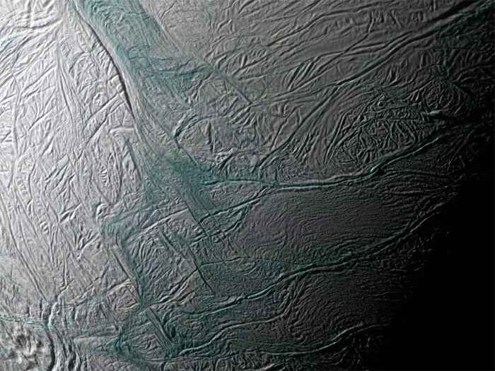 Луна Сатурна Enceladus